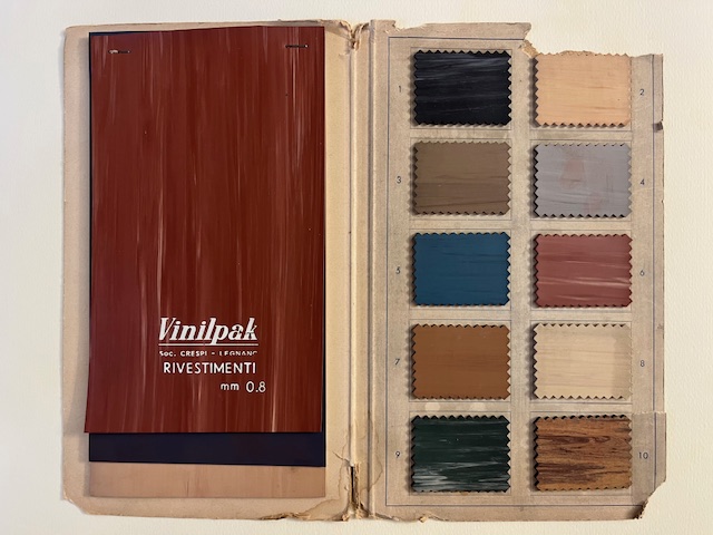 Vinilpak. Ditta G. Grespi, Legnano (Cartella colori campioni rivestimenti)
